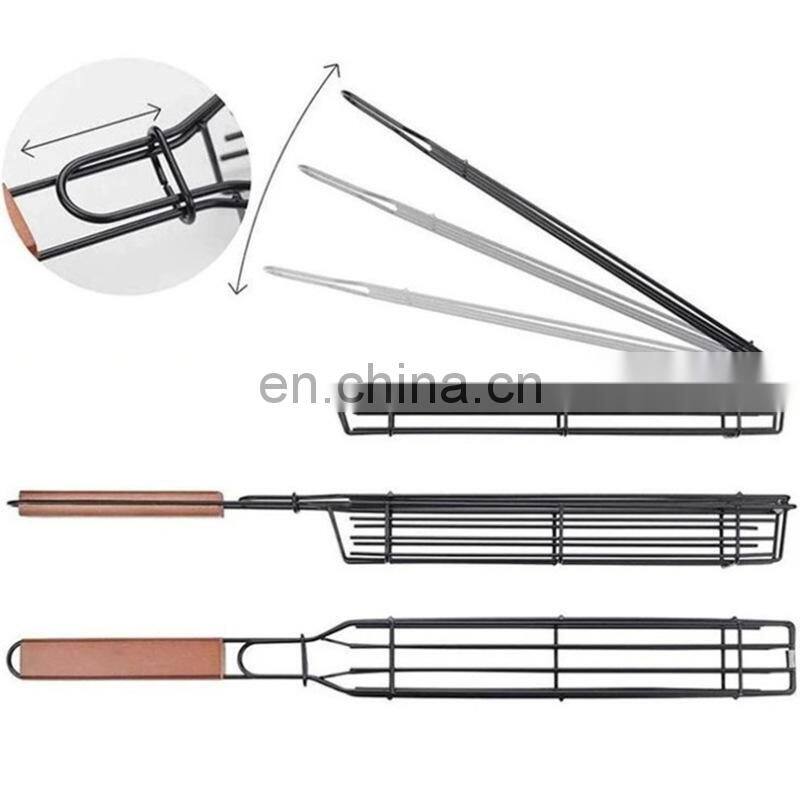 Portable Stainless Steel BBQ Tool Set Grilling Baskets for Fish Chicken and Onion