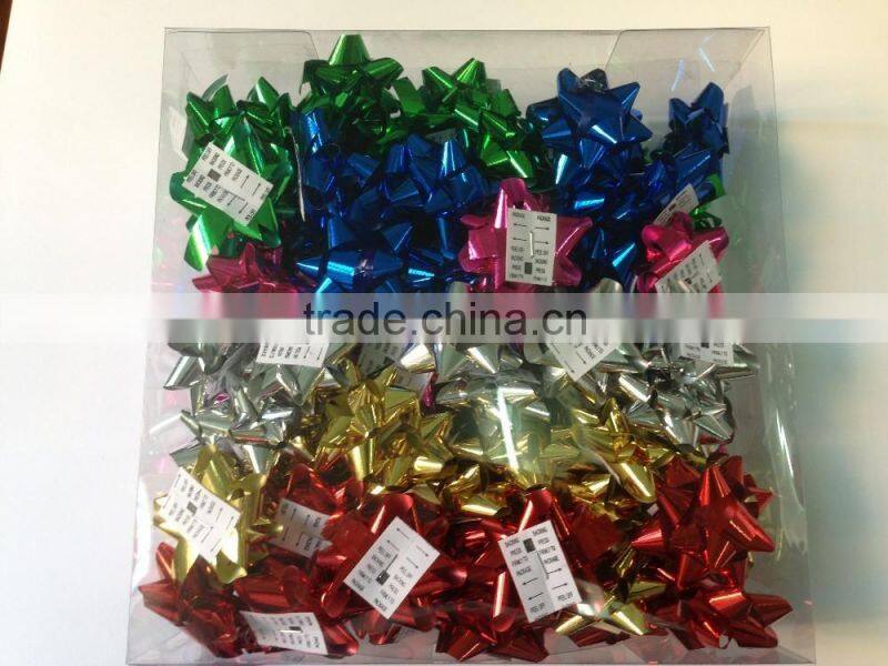 Colorful Christmas Gift Ribbon Bow and festive decoration Bow