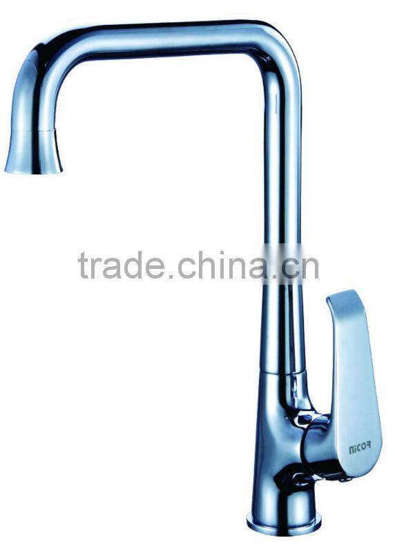 NICOR 6802 Fashion Design Copper Wall Mounted Chrome Plated Bathroom Bathtub Mixer