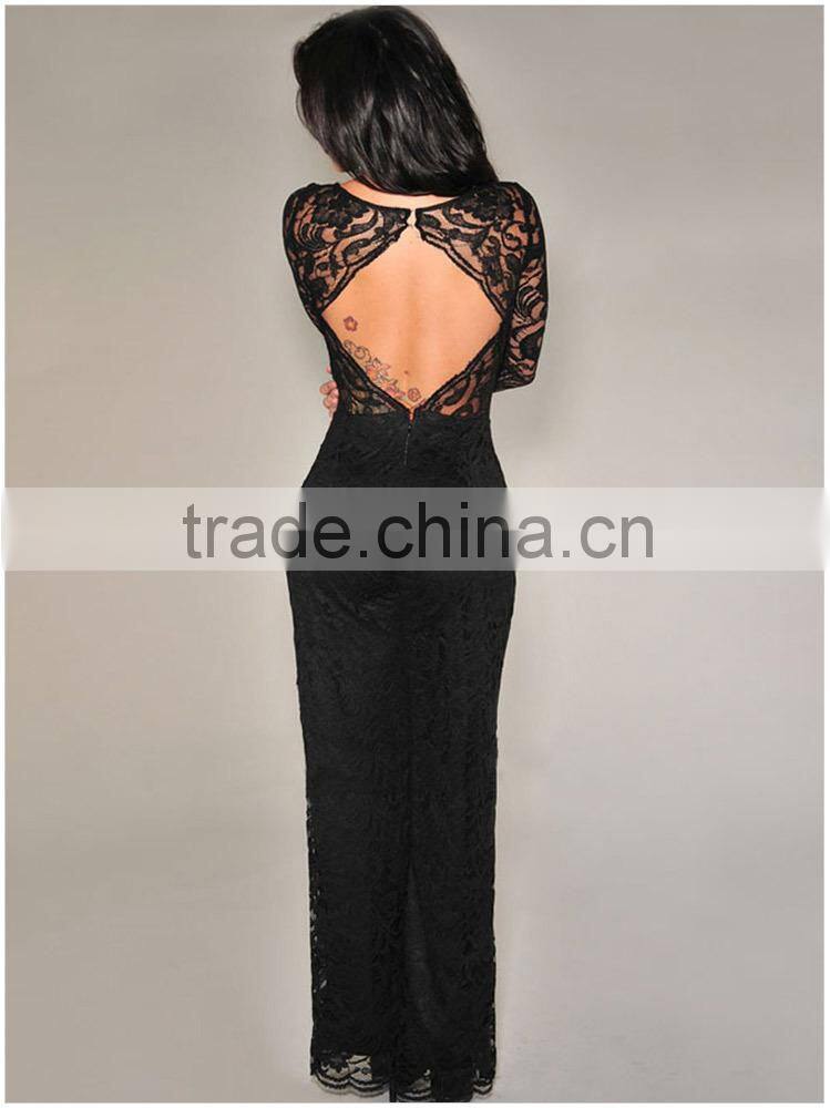 One Piece Women Playsuit Lace Sexy Perspective Jumpsuit