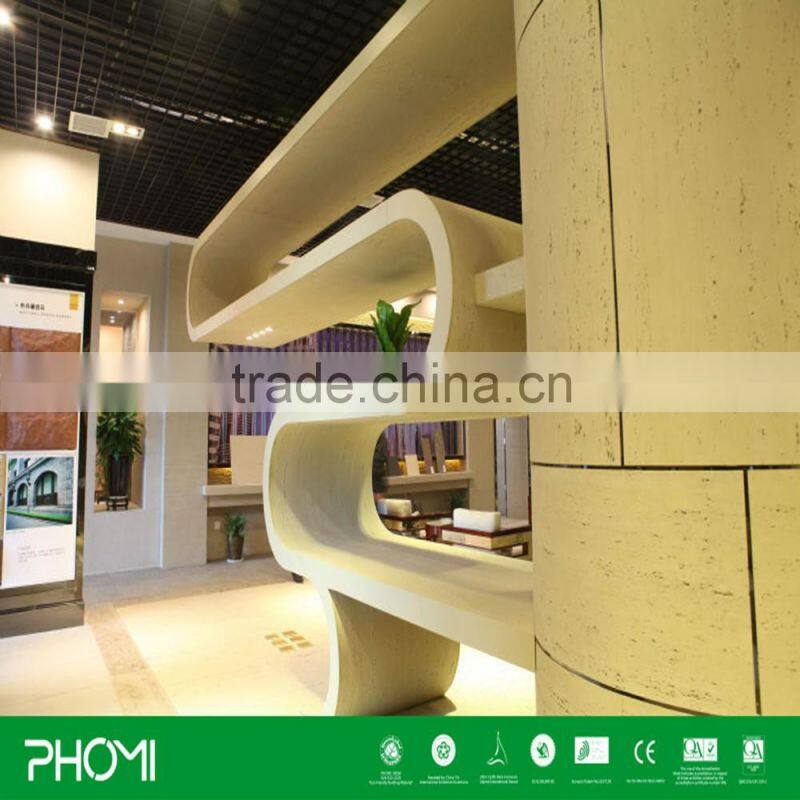 Flexible clay Modern house design Global Unique classic white stone wall cladding