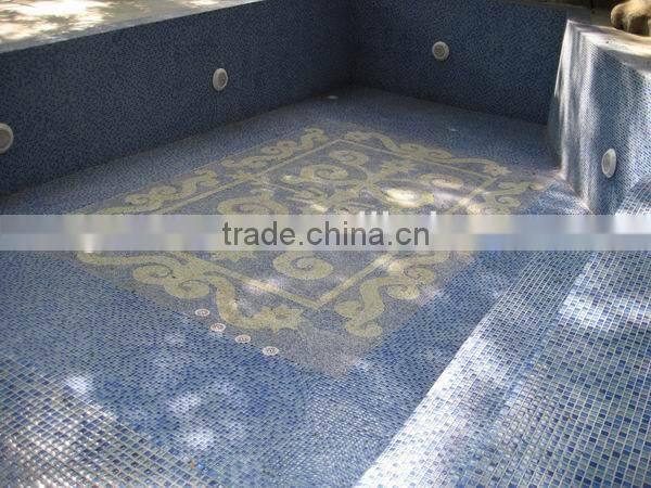 Decorative Polished Square Mixed Marble Mosaic Tile