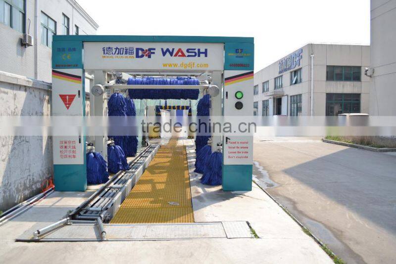 Tunnel Car Wash Equipment 9Brushes PE-T9 40000USD