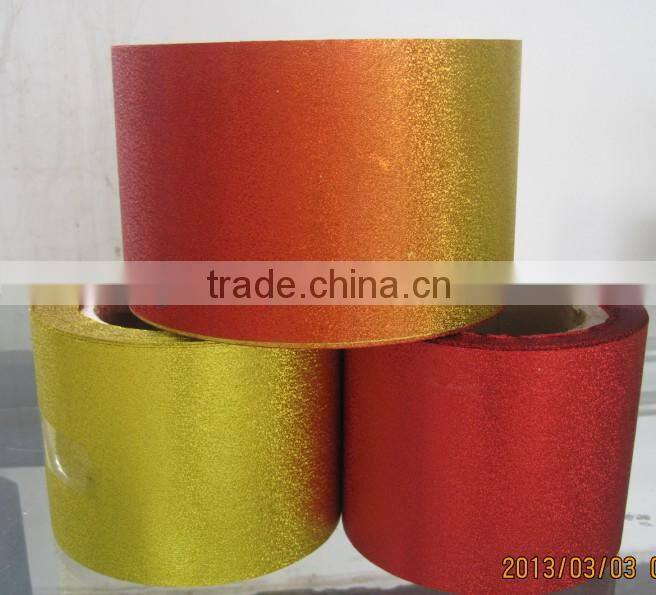 Glitter PVC Fluorescent Film for decorate