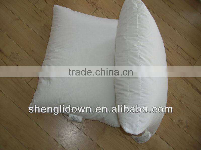 Down pillow with protector, duck down pillow, hotel down pillow