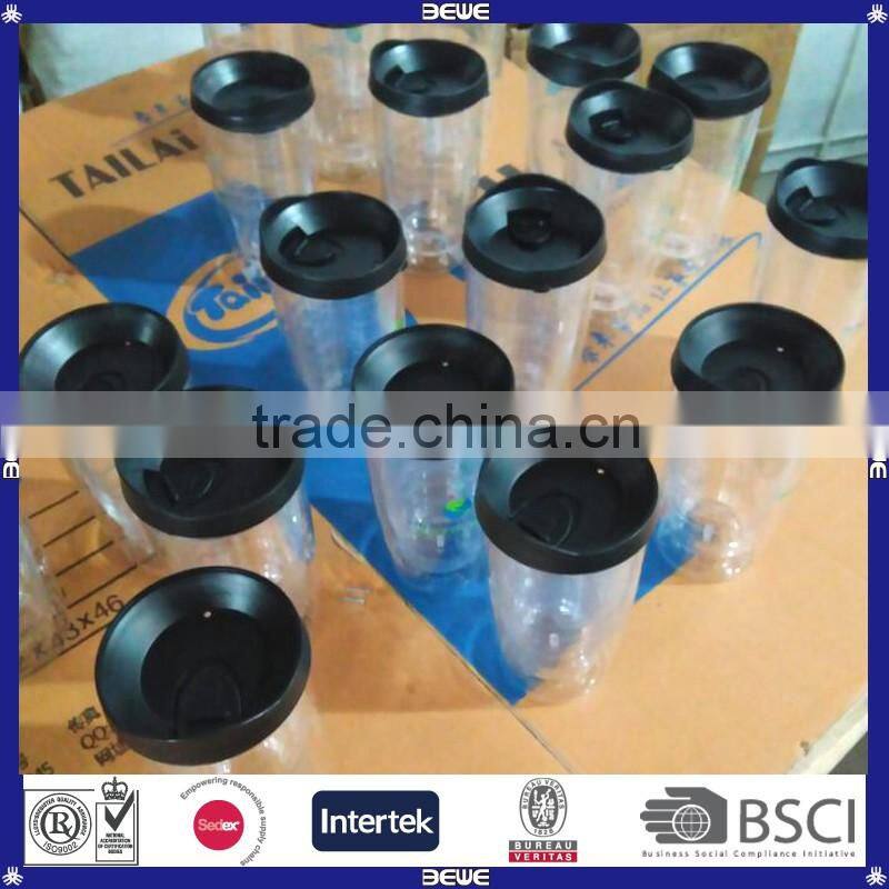 Hot sell customized double wall plastic tumbler for sale