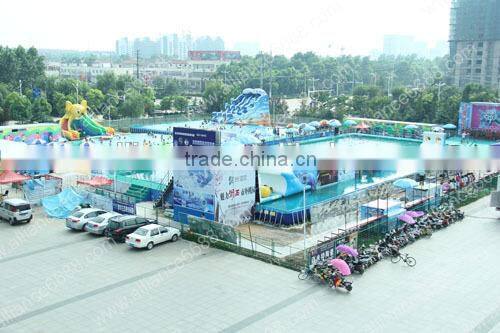 inflatable bear water slide with swimming pool water park