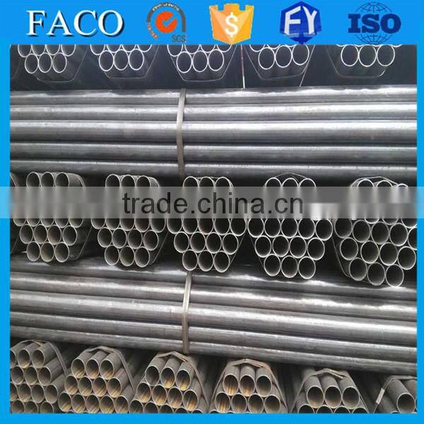 trade assurance supplier carbon black steel tube high quality steel pipe