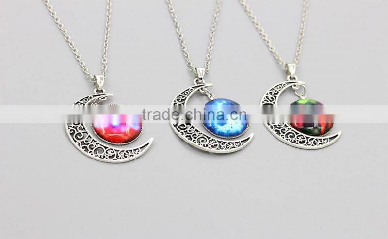 Factory wholesale sky Moon time necklace star cross jewelry