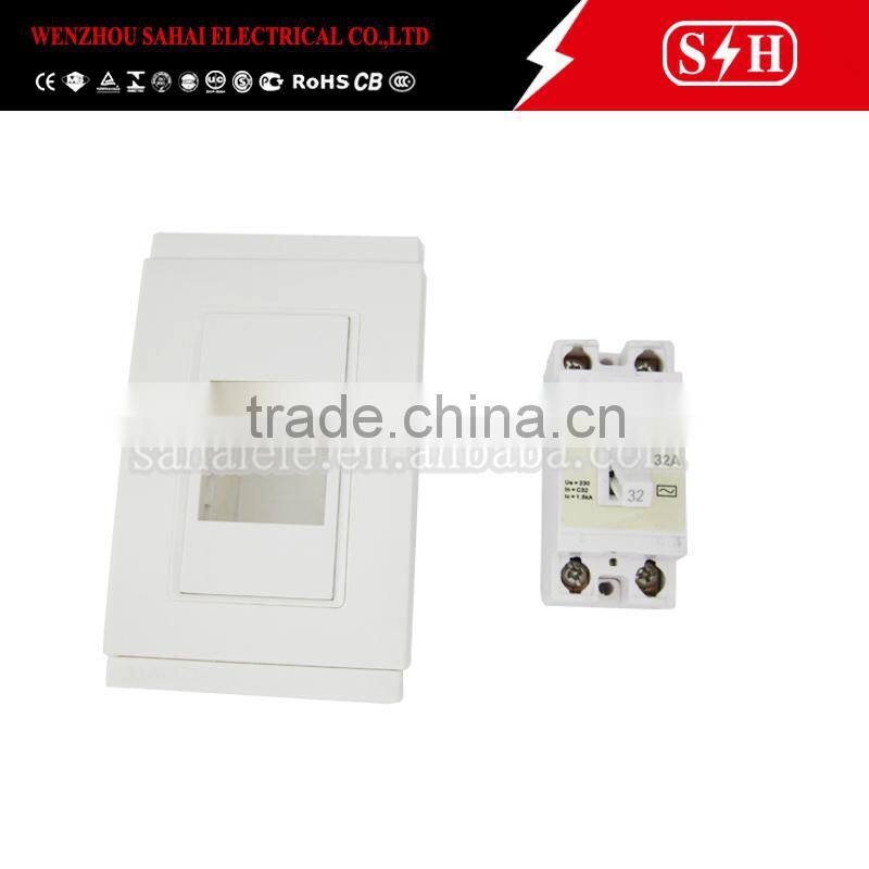 South Korea HJ industrial haco model switch 2P 32A MCB safety circuit breaker with cover