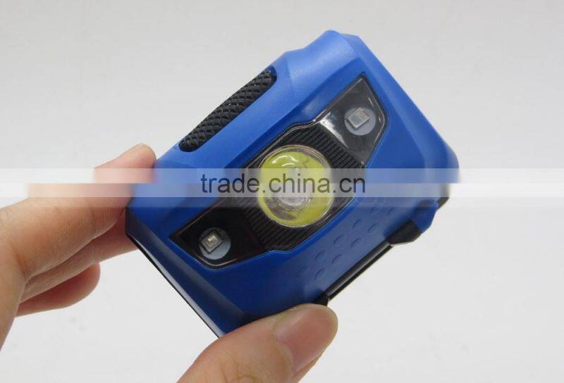 Light Weight Mini 2 IN 1 Red White LED Headlamp Flashlight