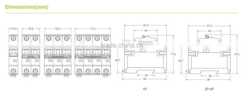circuit breaker 1200v dc solar