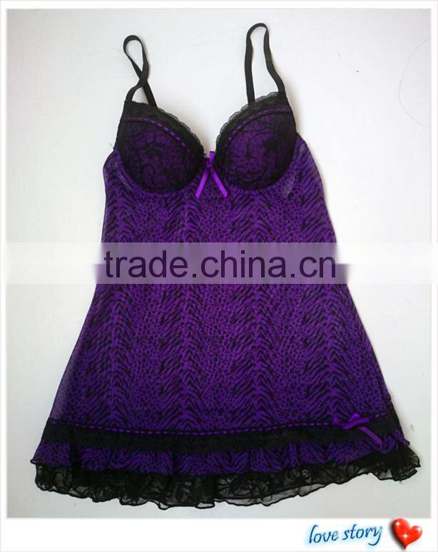 Sexy Animal Printed Lingerie, Lace Lingerie