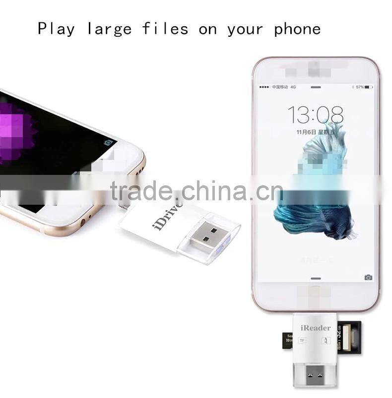 New product 16gb otg usb flash drive for android, 16G/32G/64G/128G OTG Micro USB Flash Drive for iphone