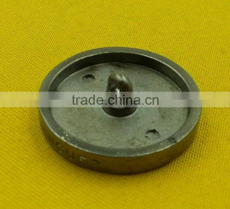 25mm Side Logo Flat Face Metal Shank Button -- MJ2638