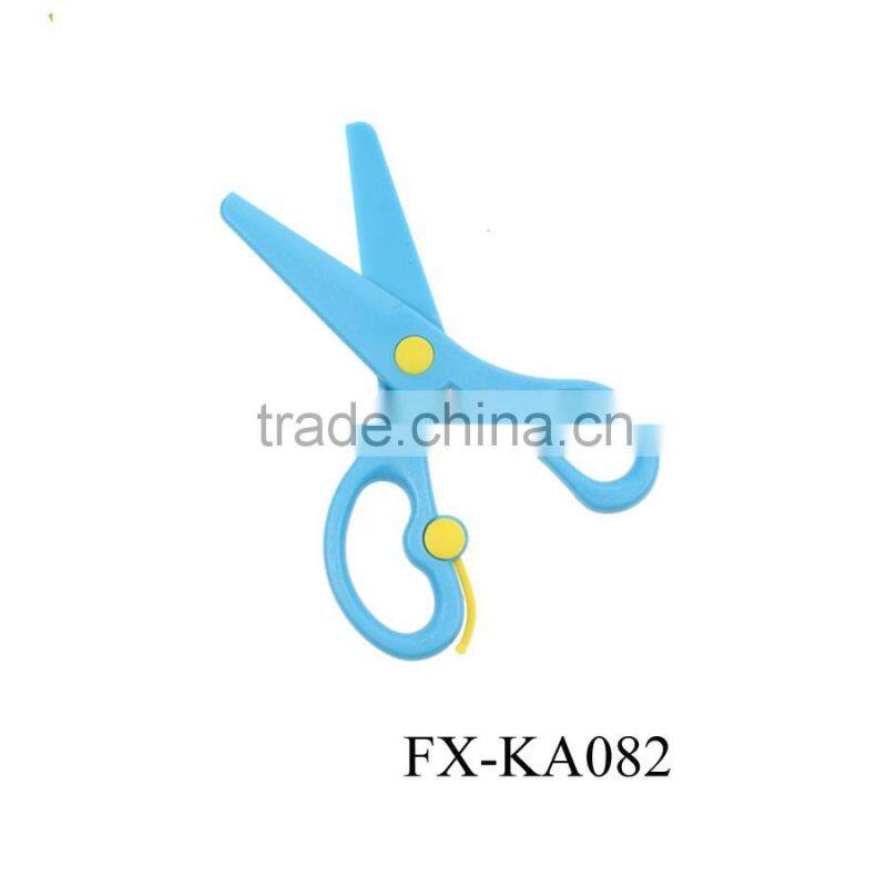 KA082 Full plastic material handcraft scissors dapur masakan