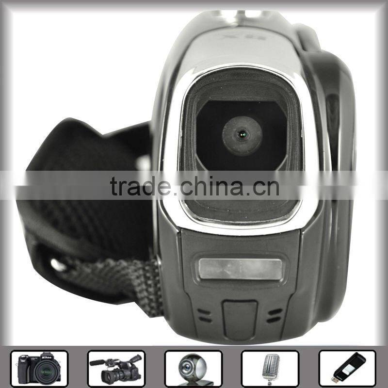hd digital camera video camcorder 12mp with 3.0" TFT LCD can revolve angle of 270 degrees, USB2.0, flash light
