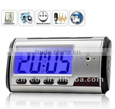 motion sensor security multifunction clock camera dvr
