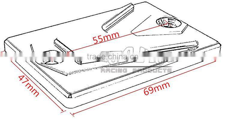 BJ-OC-020C CNC Billet Aluminum Front Brake Fluid Reservoir Cap for YAMAHA XJ6F, XJ6N