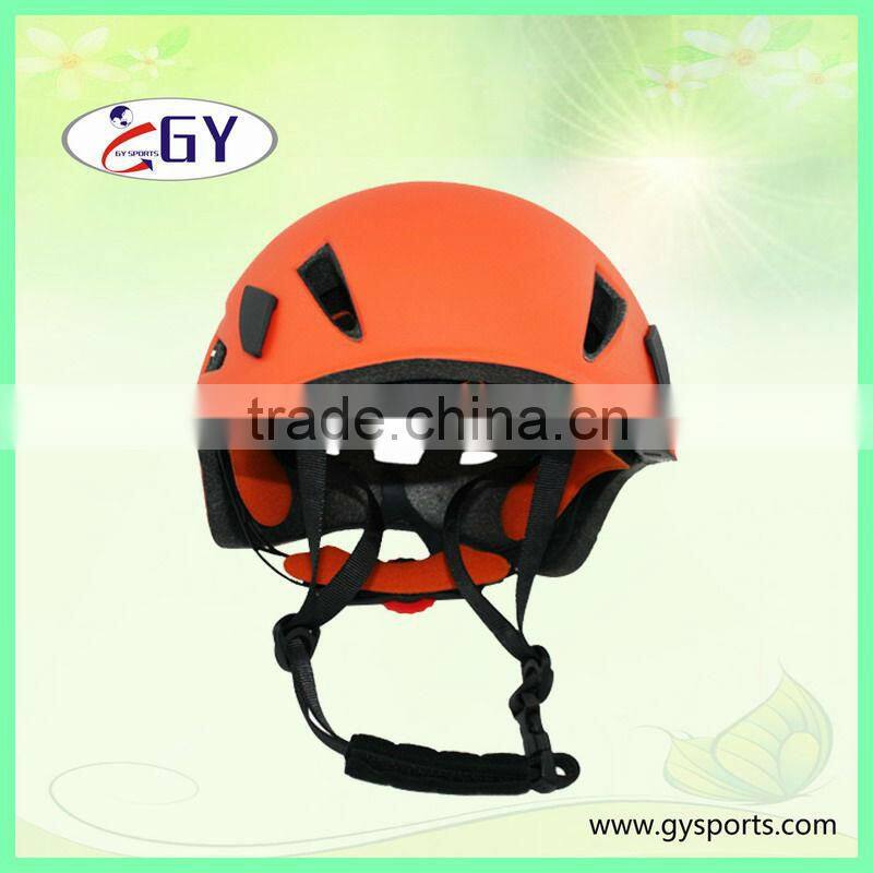 2015 Hot one colorful comfortable Climbing helmets with PC outer shell impact-resistant EPS double-sided velvet Adjustable bla