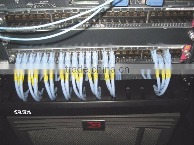 Lan Plastic Cable Management 5Rings 1U