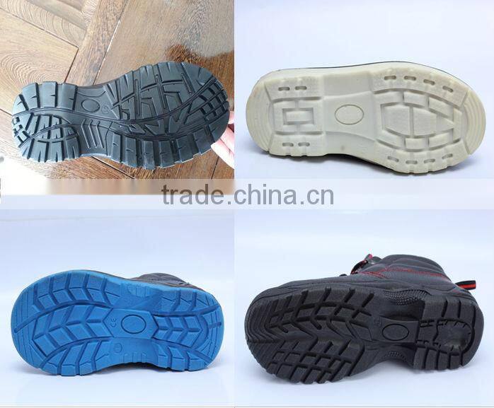 CE EN ISO 20345 standard Steel Toe and Plate safety shoes dual density PU injected sole industrial safety shoes for worker 8044