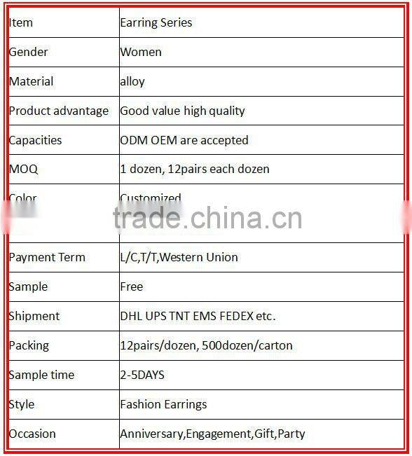 Flower earrings pearl earring necklaces with earring womens fashion cheap earrings made in china