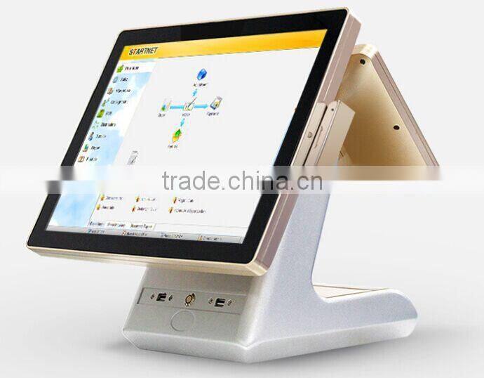 POSBW1511 Full Metal Jacket Durable 15 Inch 5 Wire Resistive Touch Screen All In One POS Machine