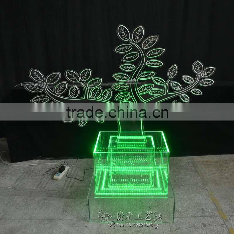 Tree with led light display rack led lighted willow tree