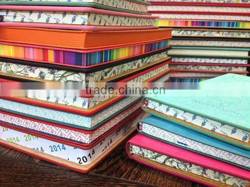 PU leather notebook with pen holder