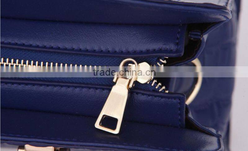 fashion wholesale women leather handbag, handbag factory