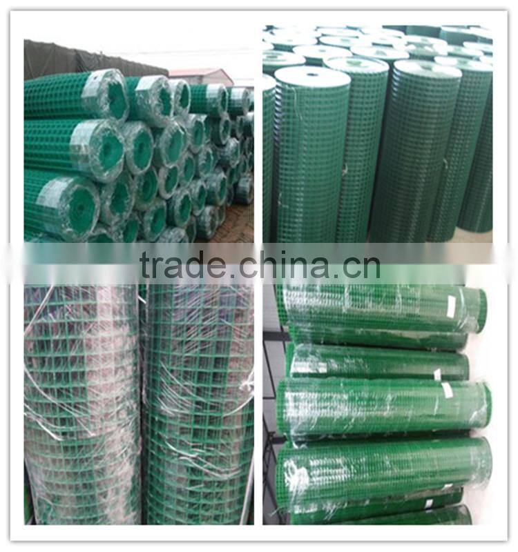 PVC coated welded wire mesh for supermarket shelf