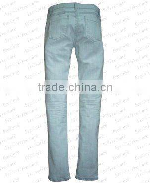 Lady's Denim Jeans--Light Grey