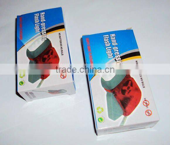 Dragon style-No Battery Hand Pressing Flashlight-Necessary article