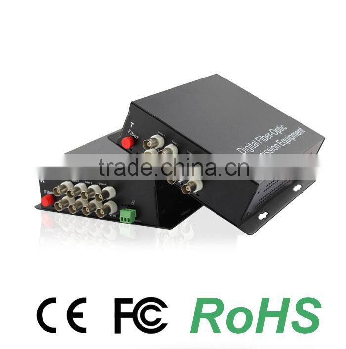 8 Channel HD-CVI Video Compatible Optical HDCVI Converter