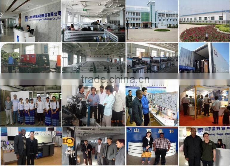 PLC controlled pneumatic and hydraulic training device