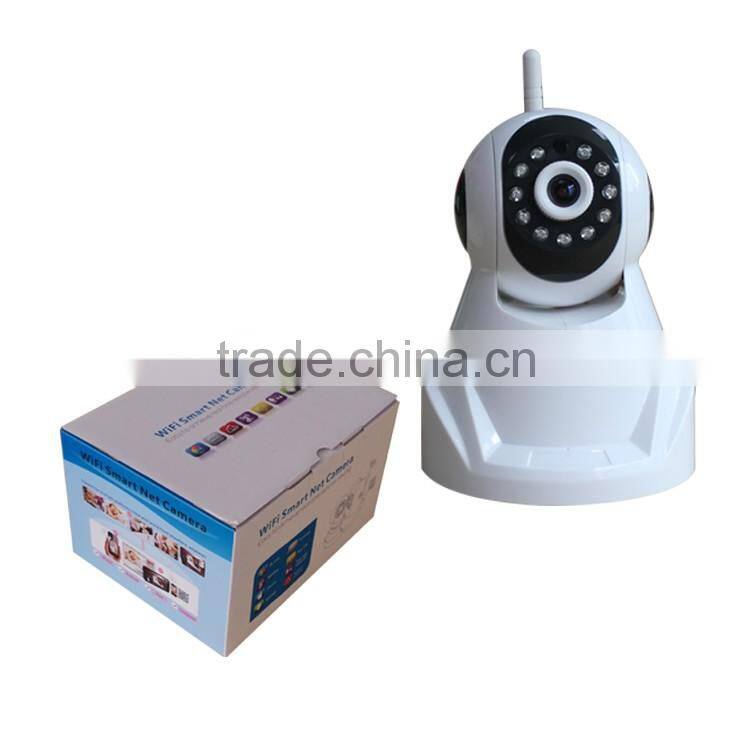720P Smart home use cctv wireless camera system with two audio SD card camera