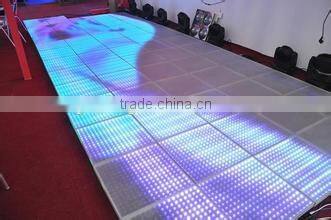 Wholesale Price LED Video Dance Floor 3D Effect DMX 1*1m Tile Stage Lighting For Sale Christmas Decorative Disco Party