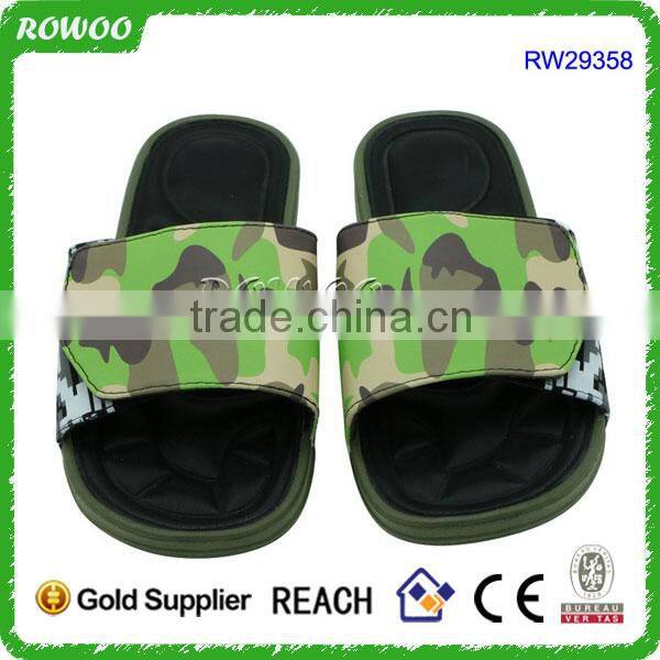 Camo Green Branded High Quality Man Slipper