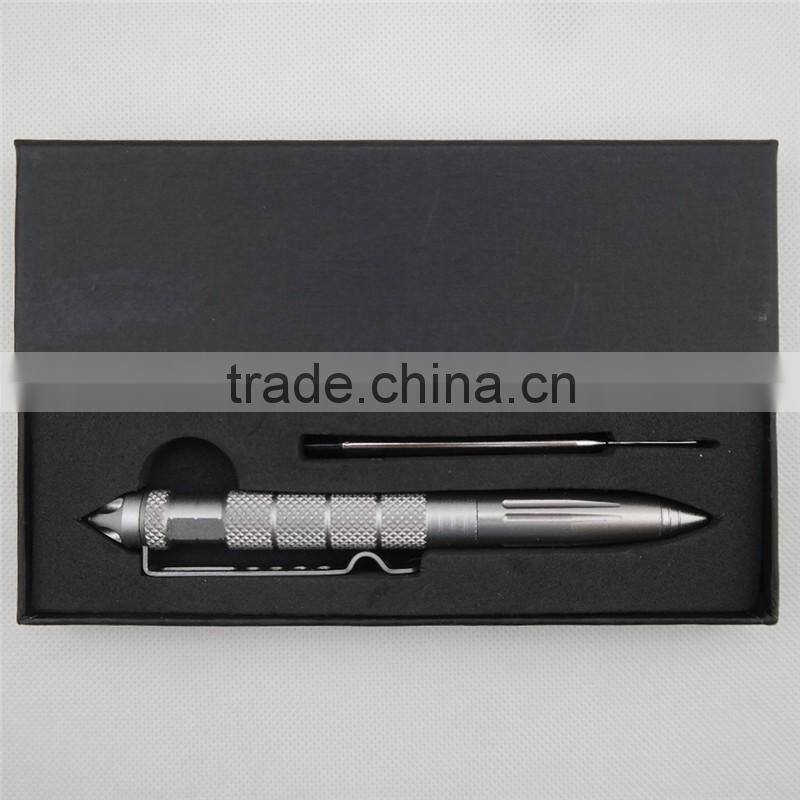 Tungsten steel head tactical pen , Self Defense breaking glass pen
