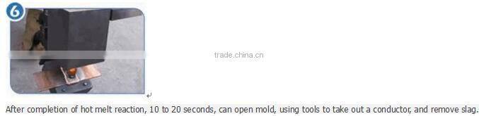 Hight quality of graphite mold for exothermic welding