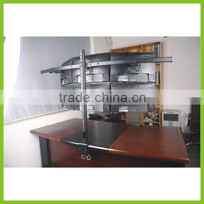 CURVE-H LCD Display Desk Mount for Six Monitors