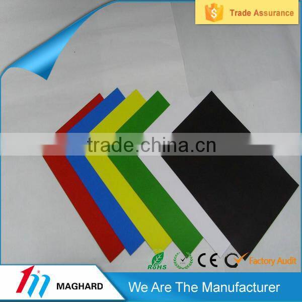 flexible rubber magnetic sheet roll coil with color pvc