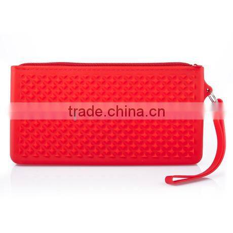 fashion cute bag fashion color jelly zipper pouch