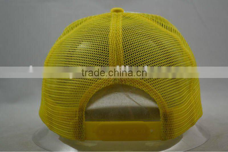 Mesh cap with patch printing