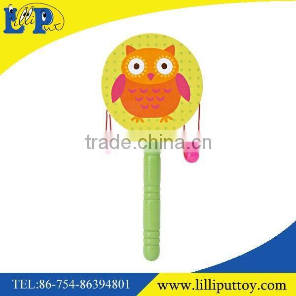 Hot selling baby rattle drum music activity toy