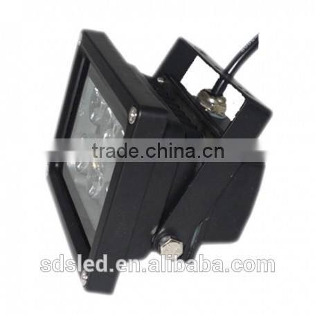 LED flood light 6W Yellow IP66 Black AC85-265V outdoor led flood lamp