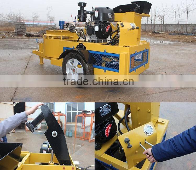 WANTE BRAND WT1-20M Moving interlock block machine for Cation Fair upsell