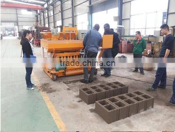 WT6-30 mobile cement brick equipment from China for small business