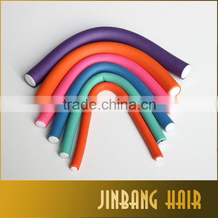 2016 new products hair curling wholesales Flexi rods magic hair roller curler bendy hair twist soft foam bendy rollers